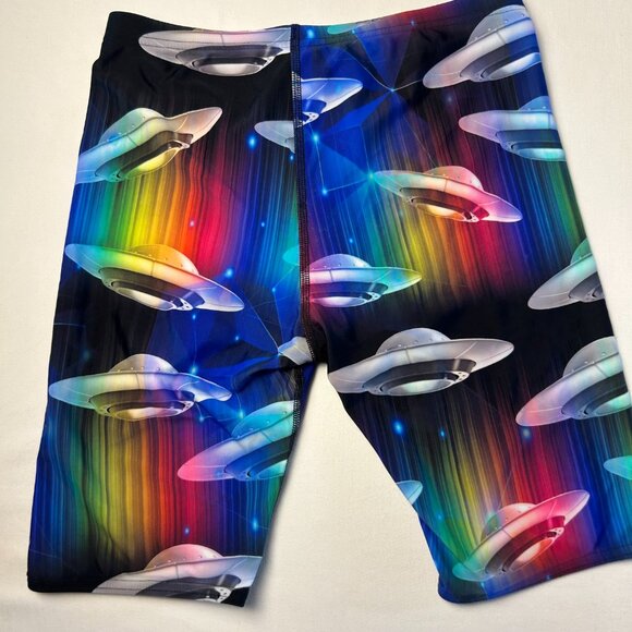 NWOT Sporti Swim Jammers Size 28Y Rainbow UFOs Never Worn - Picture 5 of 5
